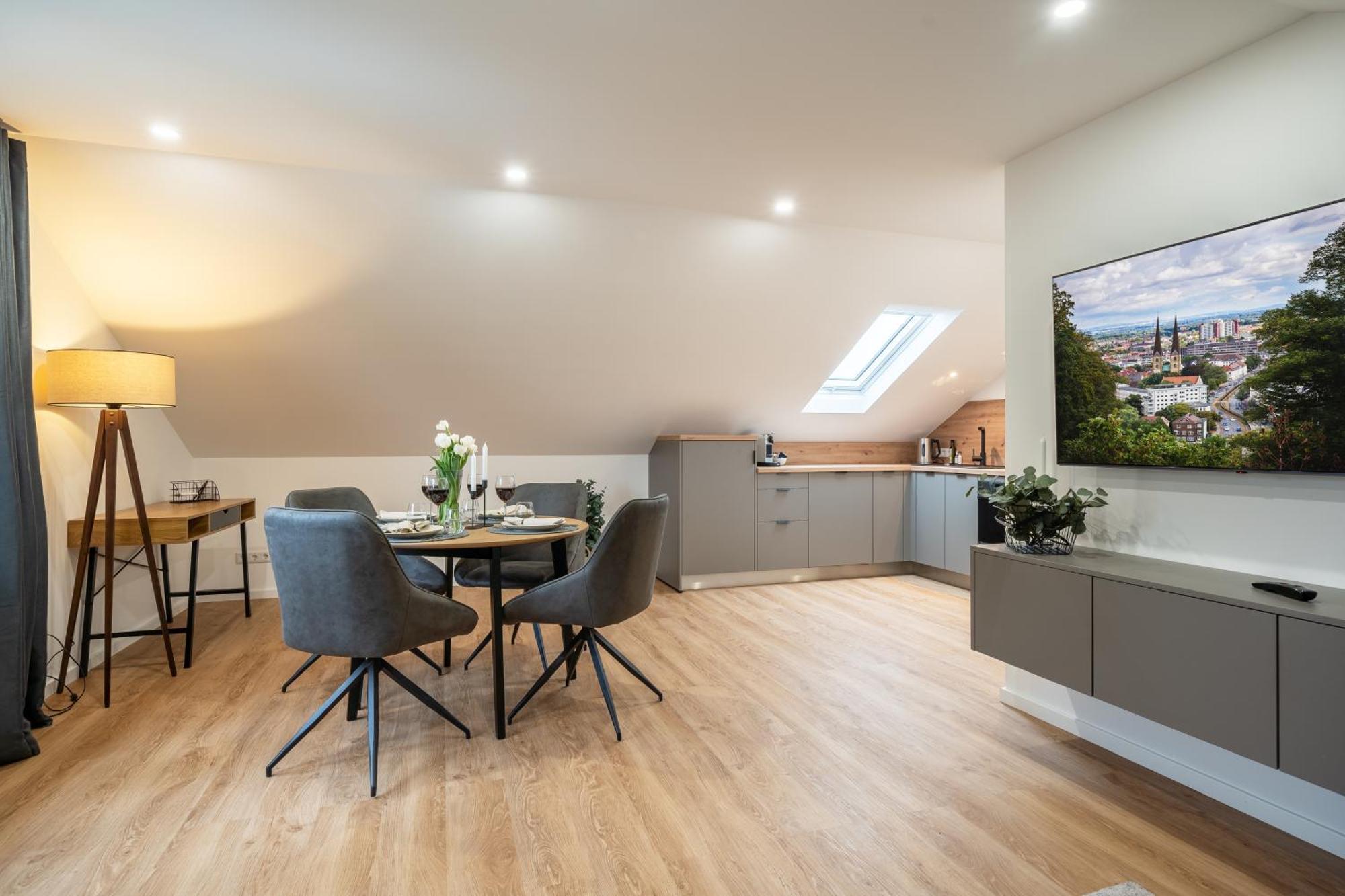 Apartment Milse - Modern. Stylisch Bielefeld Dış mekan fotoğraf